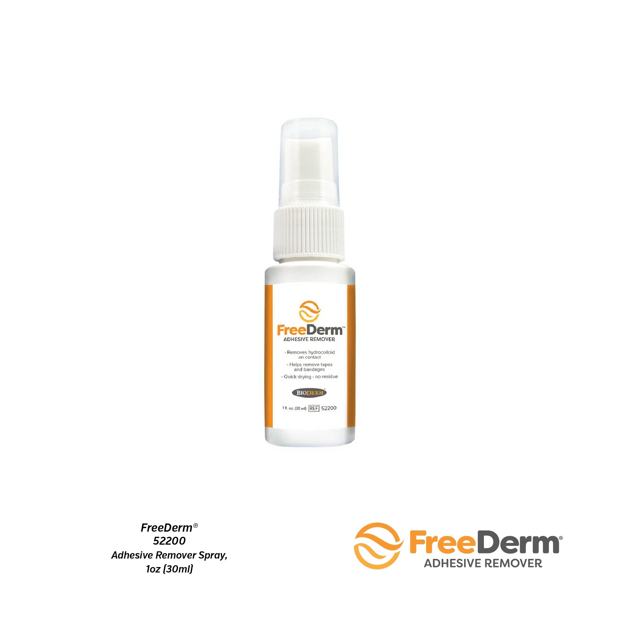 FreeDerm® Adhesive Remover Spray 1oz (30ml) Elite Medical