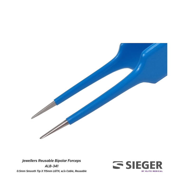 Sieger® Jewellers Bipolar Forceps with Smooth Tip