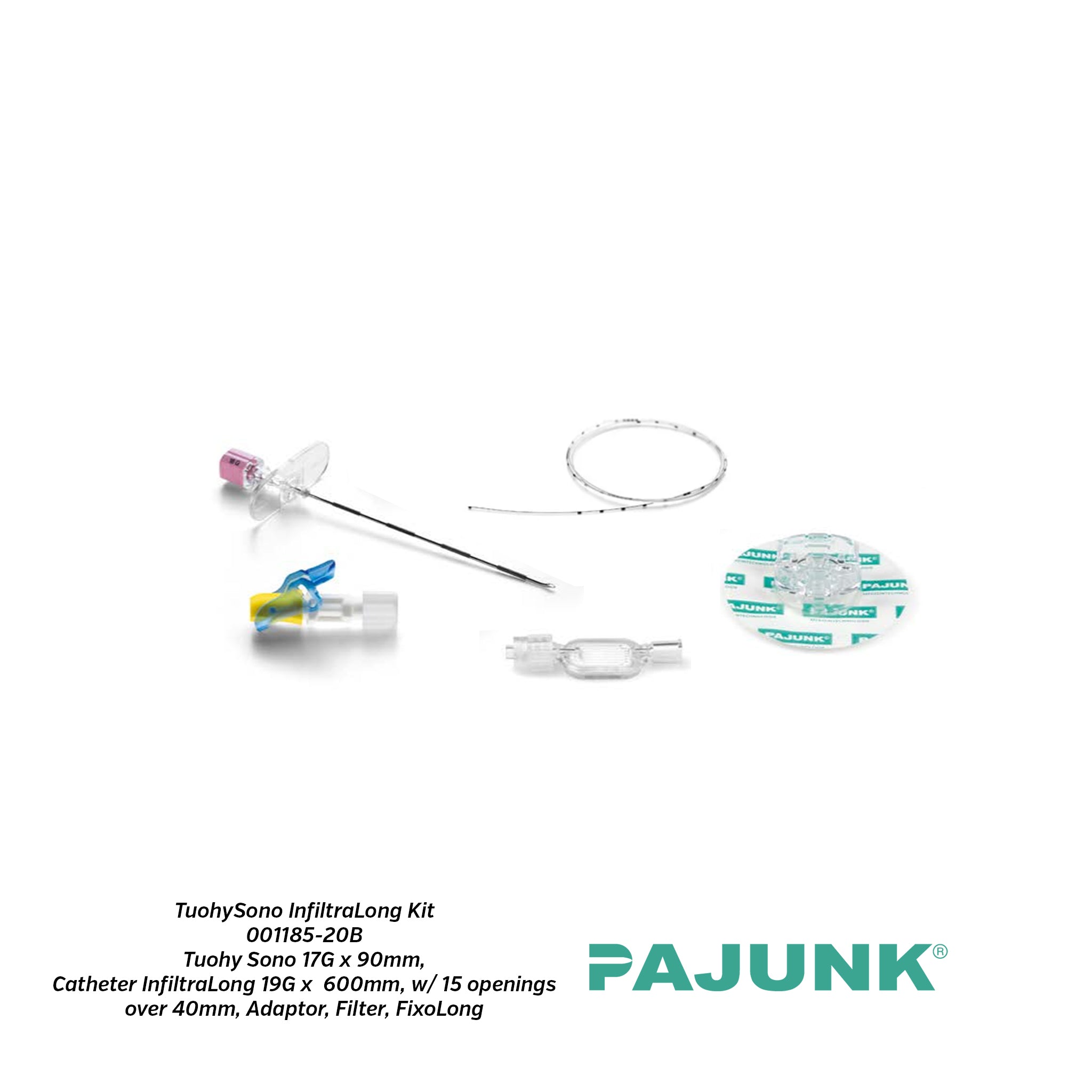 PAJUNK® TuohySono InfiltraLong Kit Elite Medical