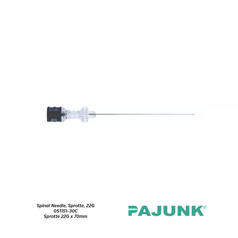 PAJUNK® Spinal Needle with Sprotte® Tip for Spinal Anaesthesia