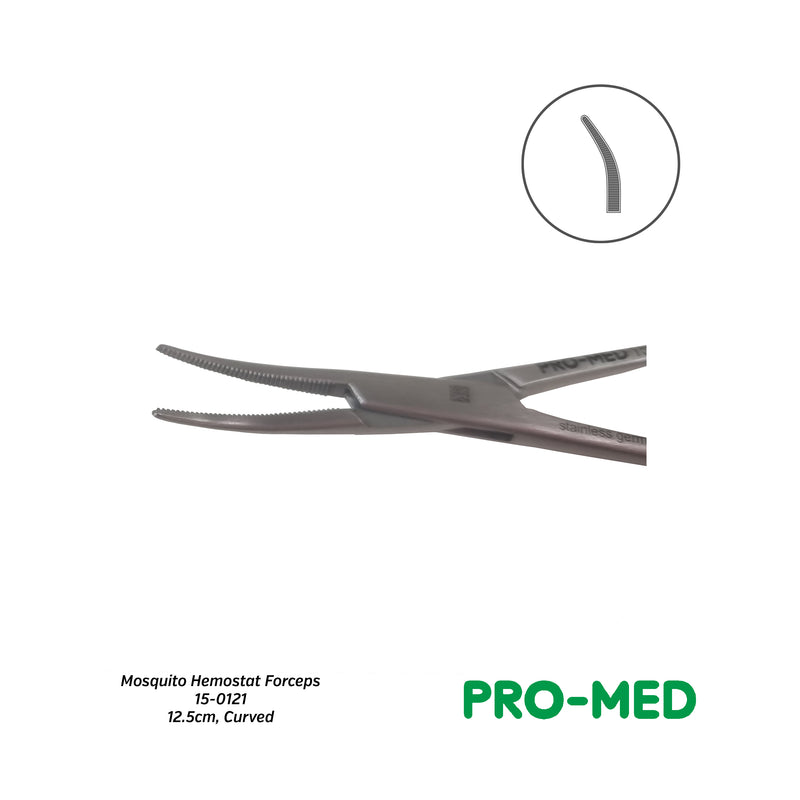 Pro-Med® Reusable Curved Mosquito Hemostat Forceps