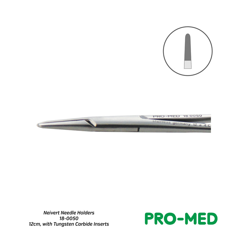 Pro-Med® Reusable Neivert Needle Holders with Tungsten Carbide Inserts