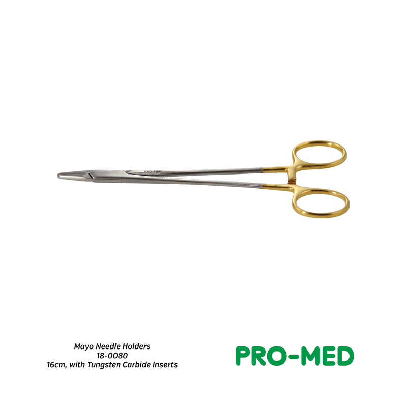 Pro-Med® Reusable Mayo Needle Holders with Tungsten Carbide Inserts