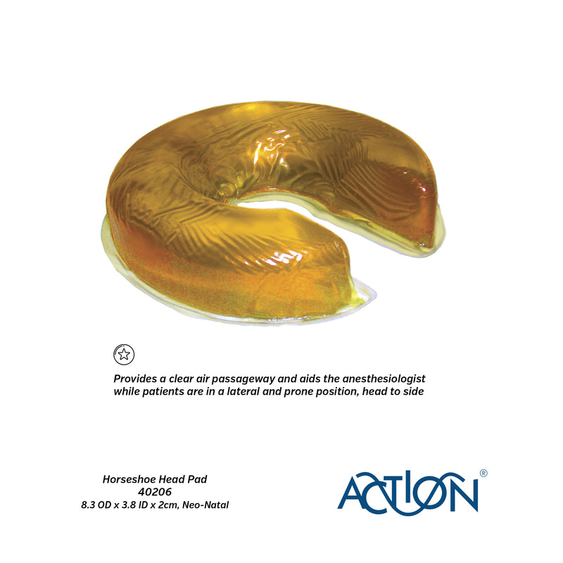 Action® Reusable Neo-Natal Horseshoe Head Pad for Pressure Management 
