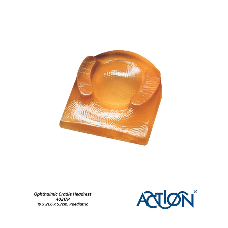 Action® Reusable Paediatric Ophthalmic Cradle Headrest with Centre Dish for Pressure Management 
