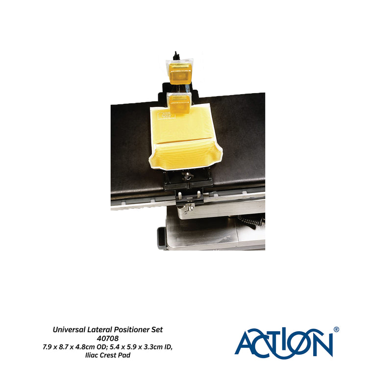 Action® Reusable Iliac Crest Pad Universal Lateral Positioner for Pressure Management 