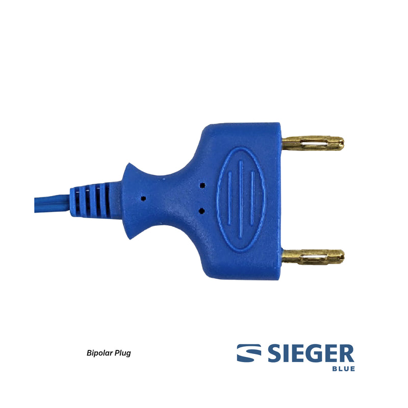 Sieger Blue® Adson Disposable Bipolar Diathermy Forceps with Serrated Tip