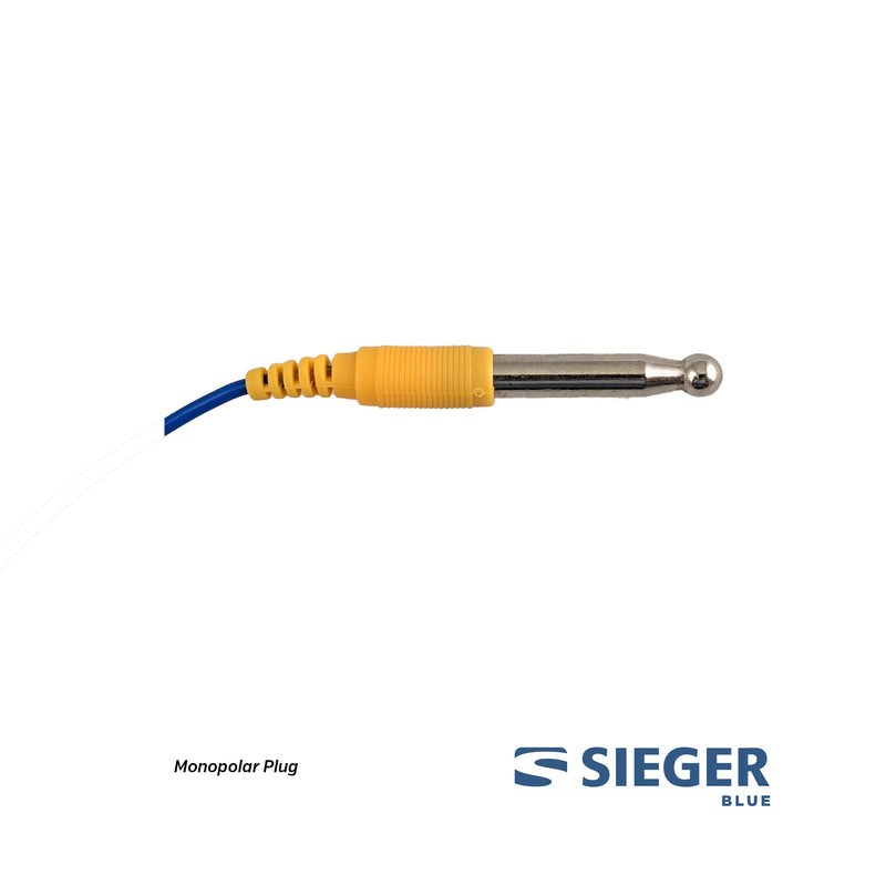 Sieger Blue® Adson Monopolar Forceps with Serrated Tip