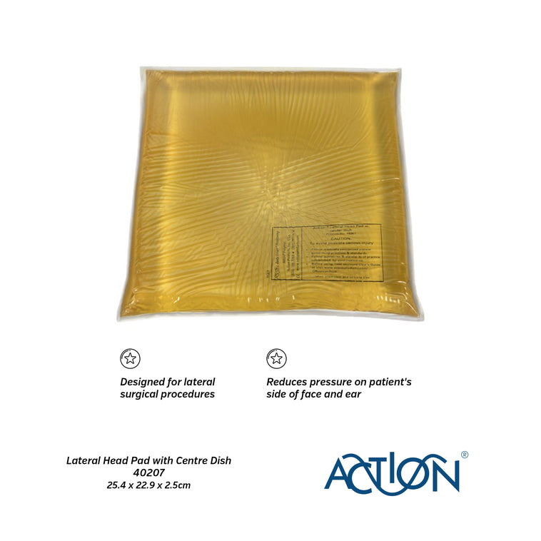 Lateral Head Pad with Centre Dish (25.4 x 22.9 x 2.5cm)