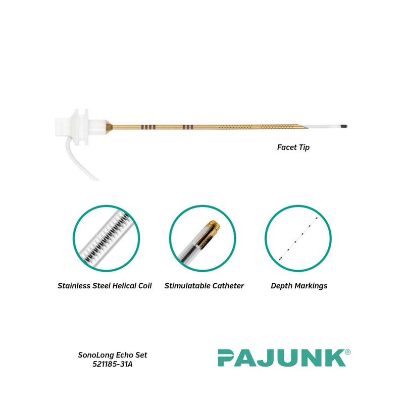 PAJUNK® SonoLong Echo Set with Facet Tip for Regional Anaesthesia