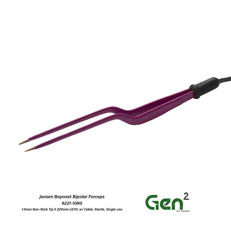 Gen2™ Jansen Bipolar Forceps, Bayonet
