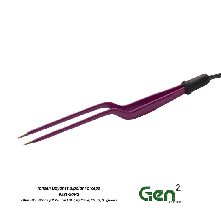 Gen2™ Jansen Bipolar Forceps, Bayonet