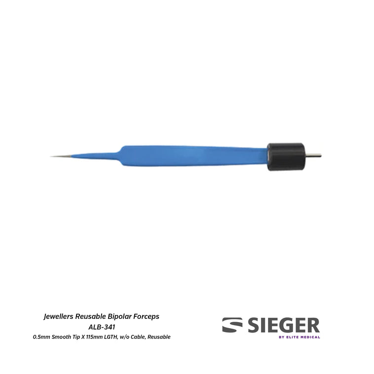 Sieger® Jewellers Bipolar Forceps with Smooth Tip