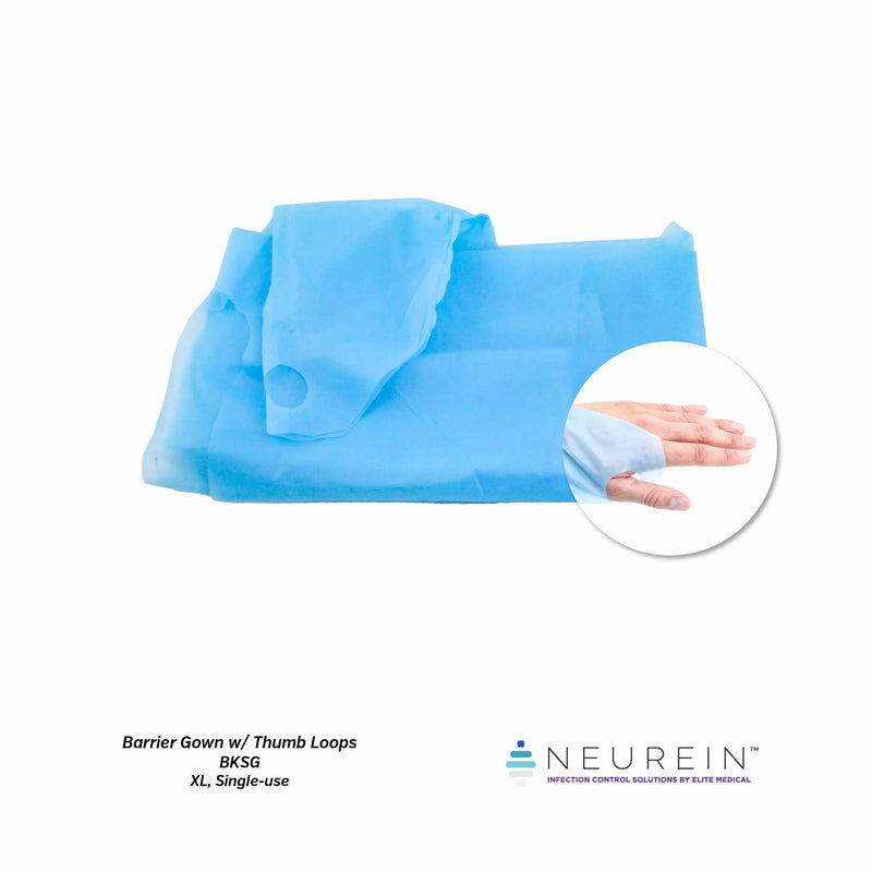 Neurein™ Surgical Barrier Gown With Thumb Loops 