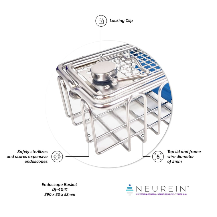 Neurein™ Endoscope Basket for Surgical Instrument Sterilisation