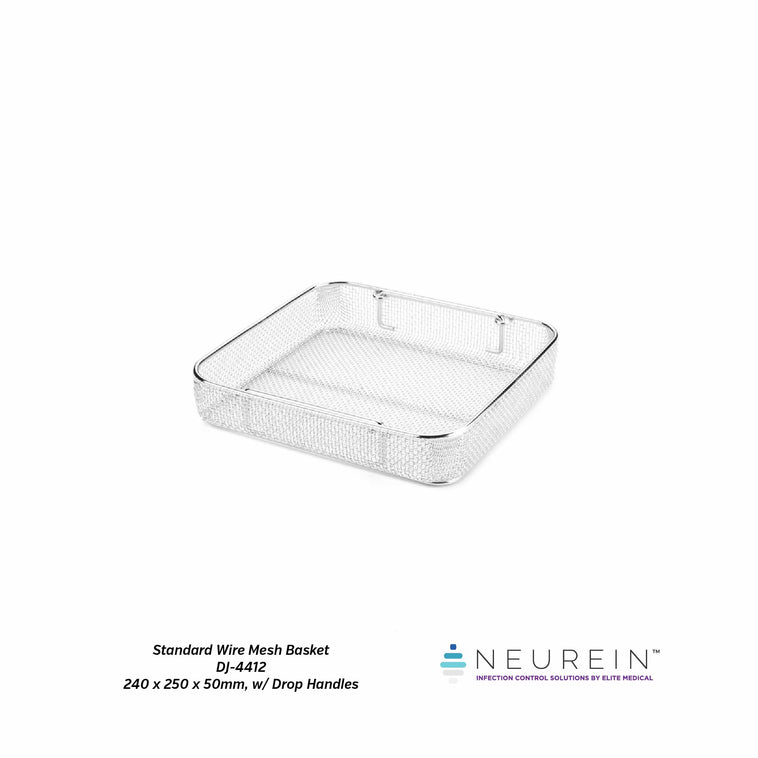 Neurein™ Surgical Standard Wire Mesh Basket for Instrument Sterilisation
