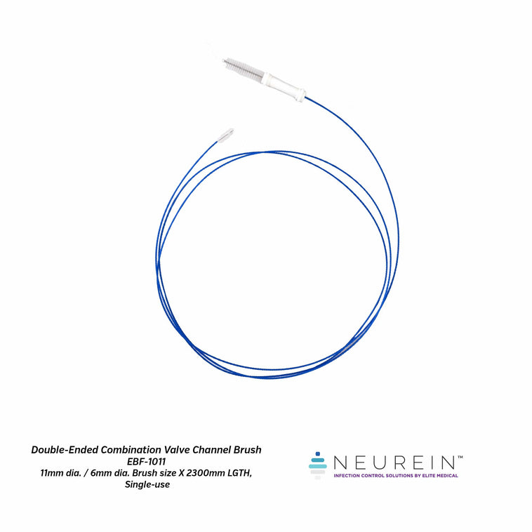 Neurein™ Endoscopy Double-Ended Combination Valve Channel Brush