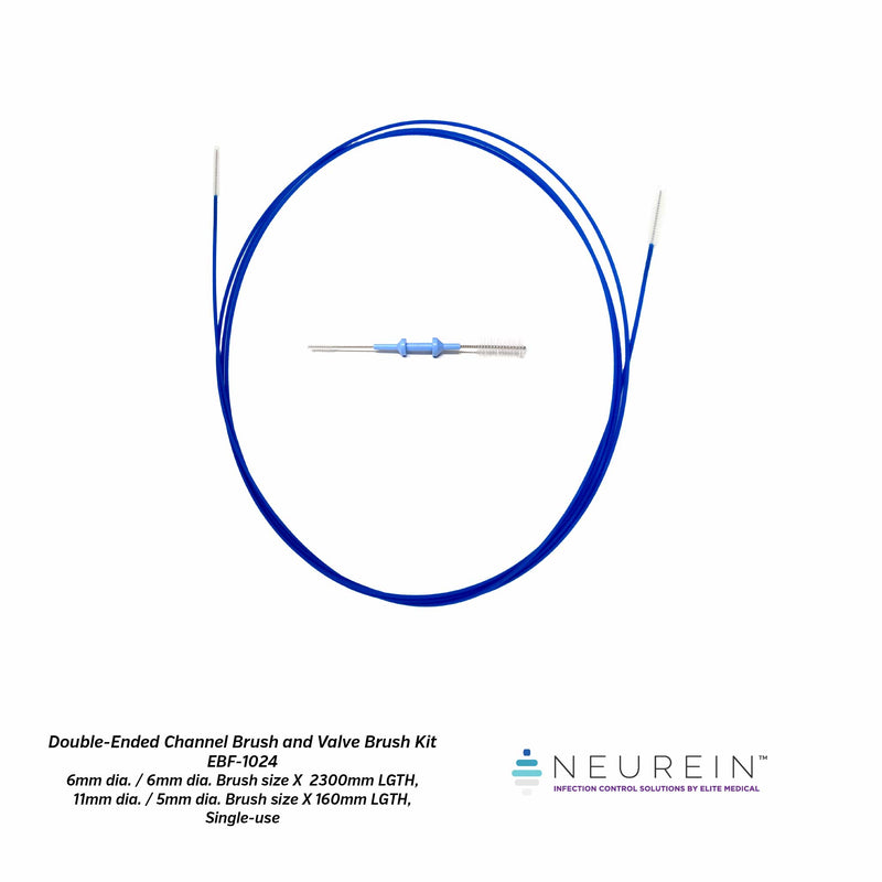 Neurein™ Endoscopy Double-Ended Channel Brush and Valve Brush Kit