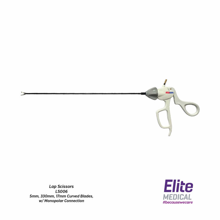 LaproSurge® Laparoscopic Scissors with Curved Blades