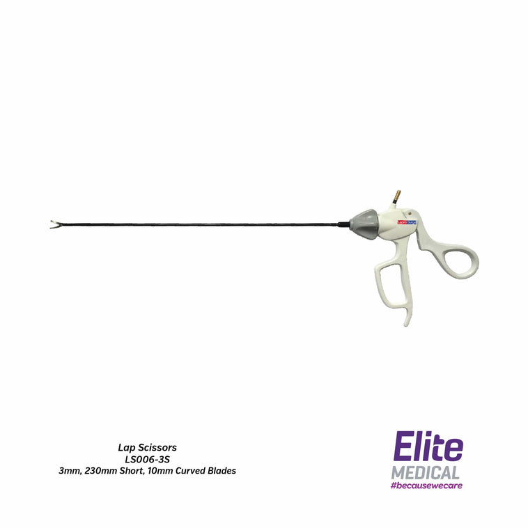LaproSurge® Laparoscopic Scissors with Curved Blades