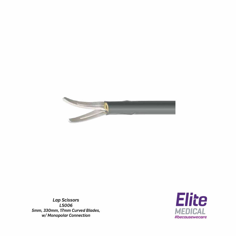 LaproSurge® Laparoscopic Scissors with Curved Blades