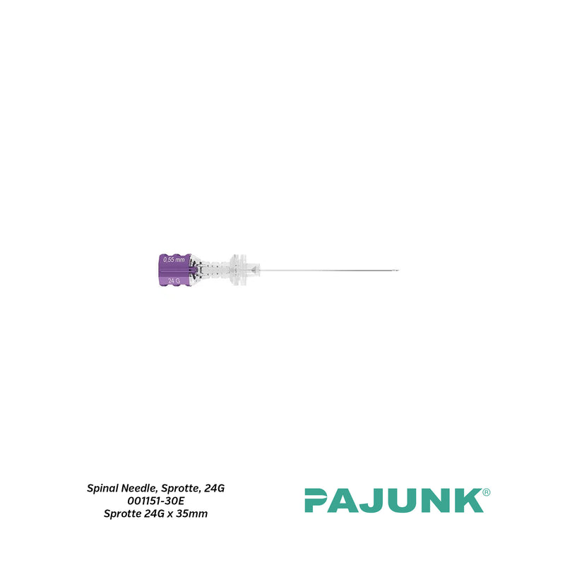 PAJUNK® Spinal Needle with Sprotte® Tip for Spinal Anaesthesia