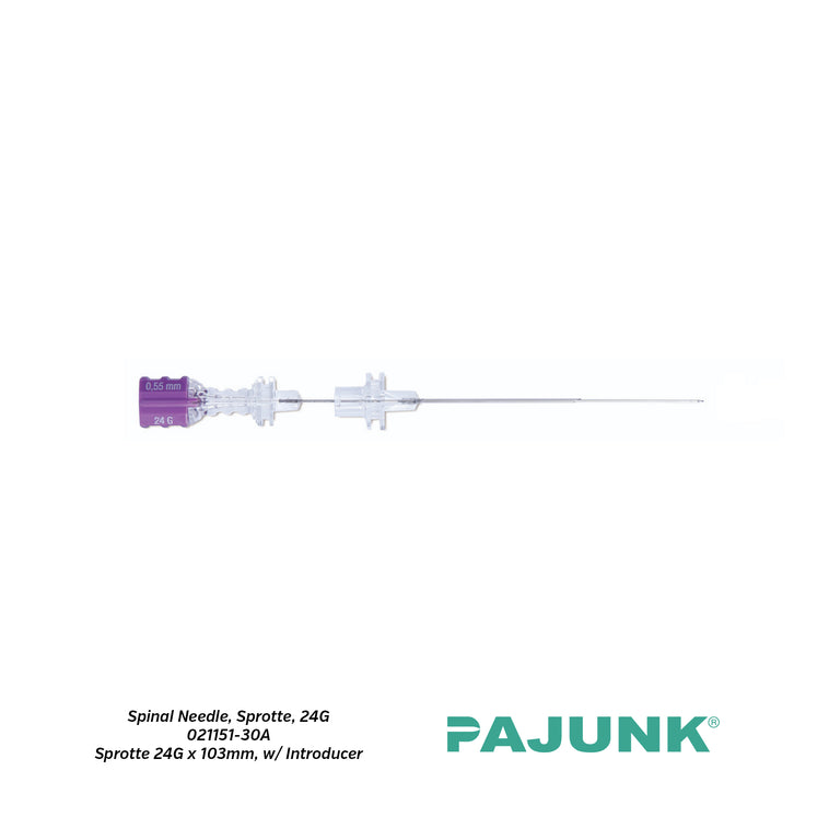 PAJUNK® Spinal Needle with Sprotte® Tip for Spinal Anaesthesia
