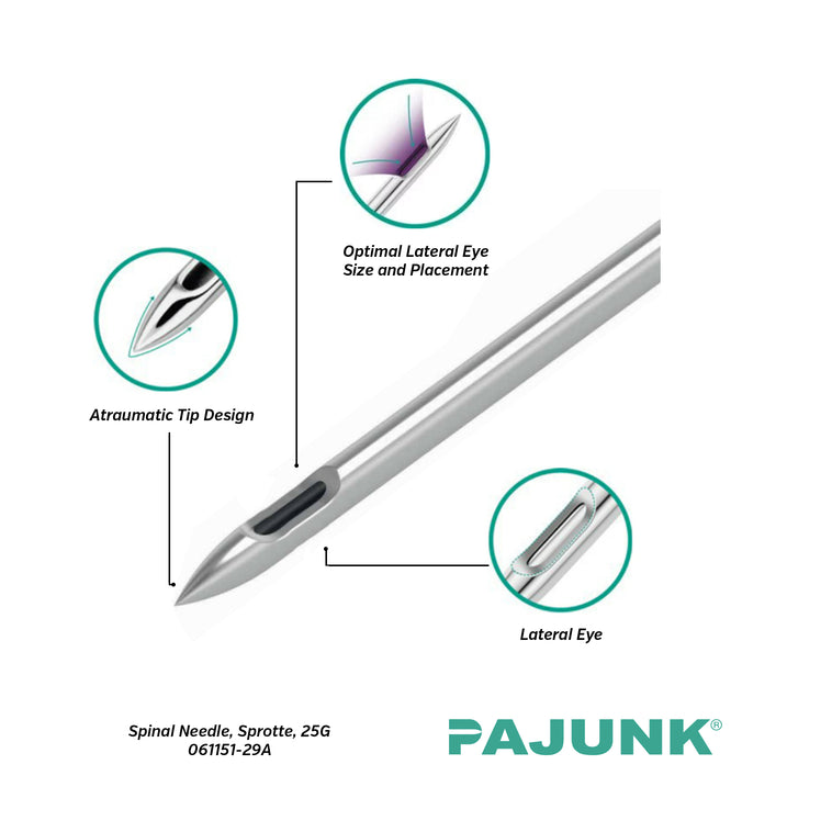 PAJUNK® Spinal Needle with Sprotte® Tip for Spinal Anaesthesia