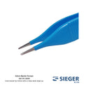Sieger Blue® Adson Bipolar Forceps with Smooth Tip 