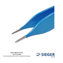 Sieger Blue® Adson Disposable Bipolar Diathermy Forceps with Serrated Tip