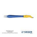 Sieger Blue® Adson Bipolar Forceps with Serrated Tip