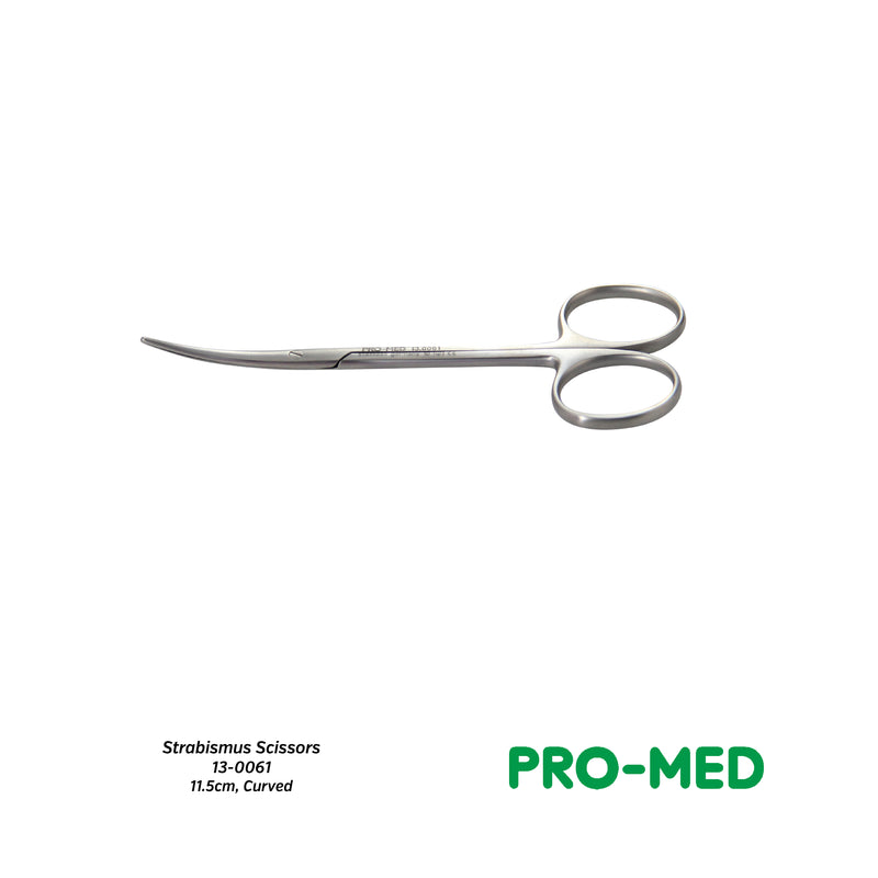 Pro-Med® Reusable Surgical Curved Strabismus Scissors