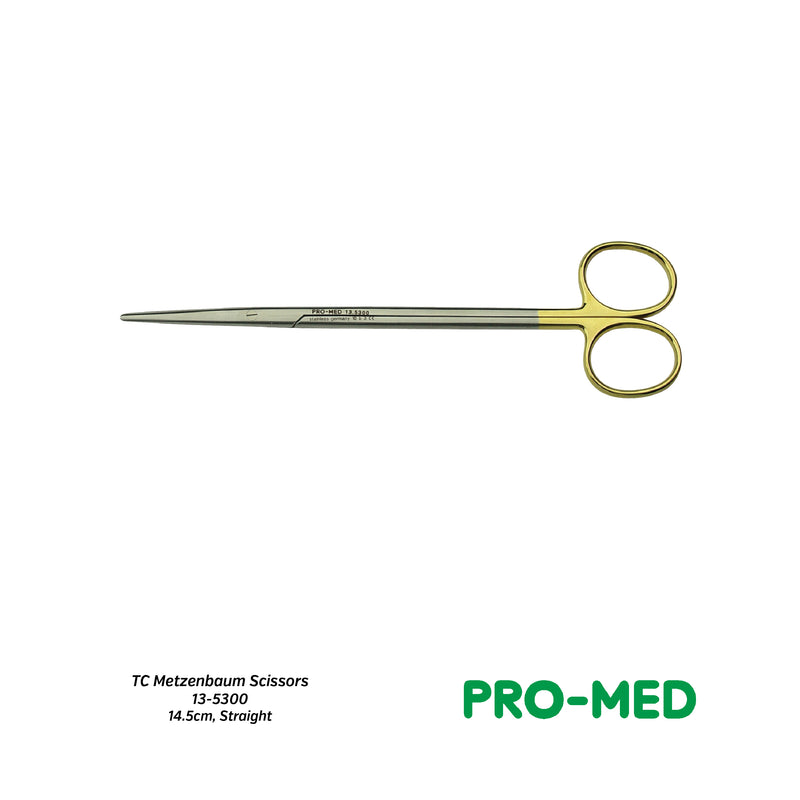 Pro-Med® Reusable Surgical Straight TC Metzenbaum Scissors