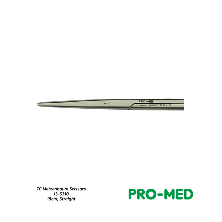 Pro-Med® Reusable Surgical Straight TC Metzenbaum Scissors