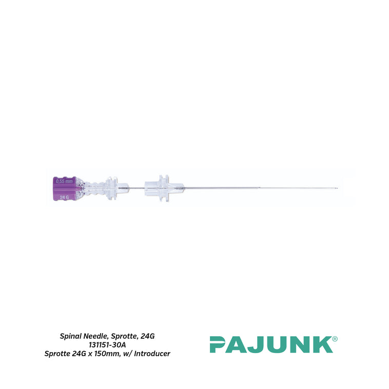 PAJUNK® Spinal Needle with Sprotte® Tip for Spinal Anaesthesia