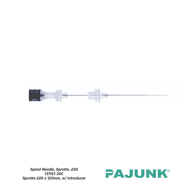 PAJUNK® Spinal Needle with Sprotte® Tip for Spinal Anaesthesia