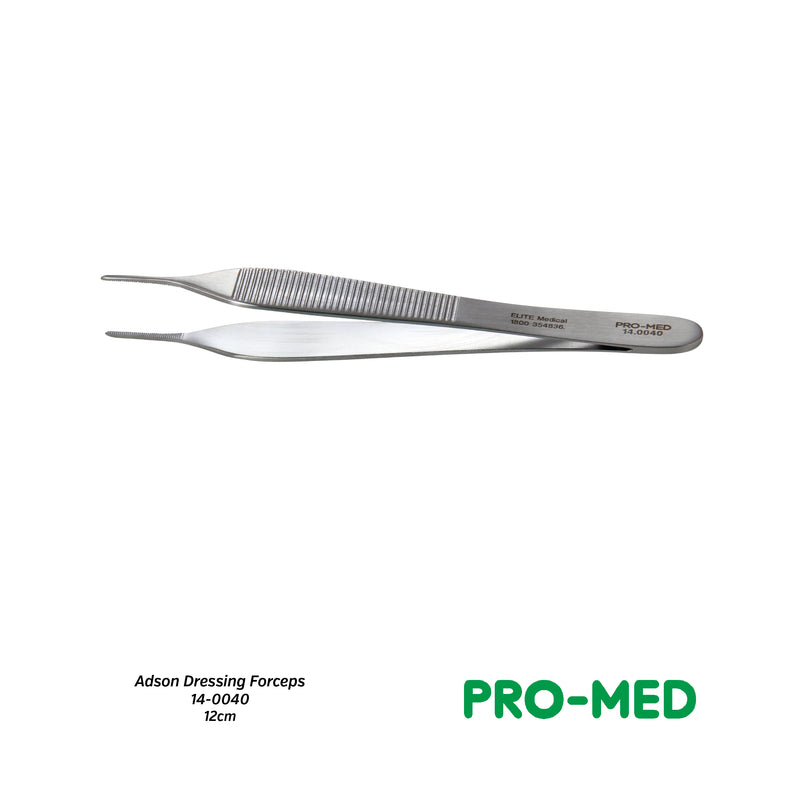 Pro-Med® Reusable Adson Dressing Forceps