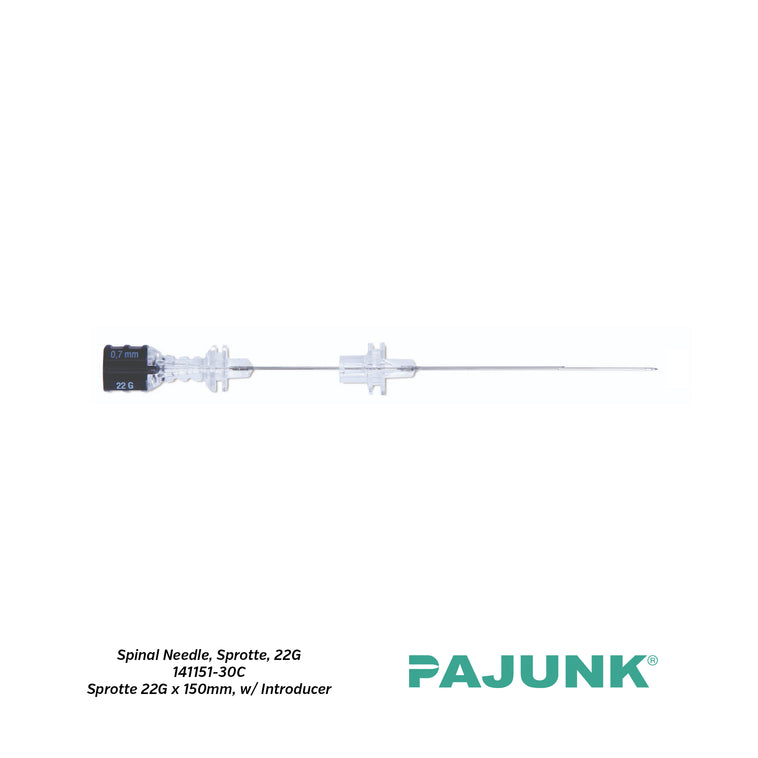 PAJUNK® Spinal Needle with Sprotte® Tip for Spinal Anaesthesia