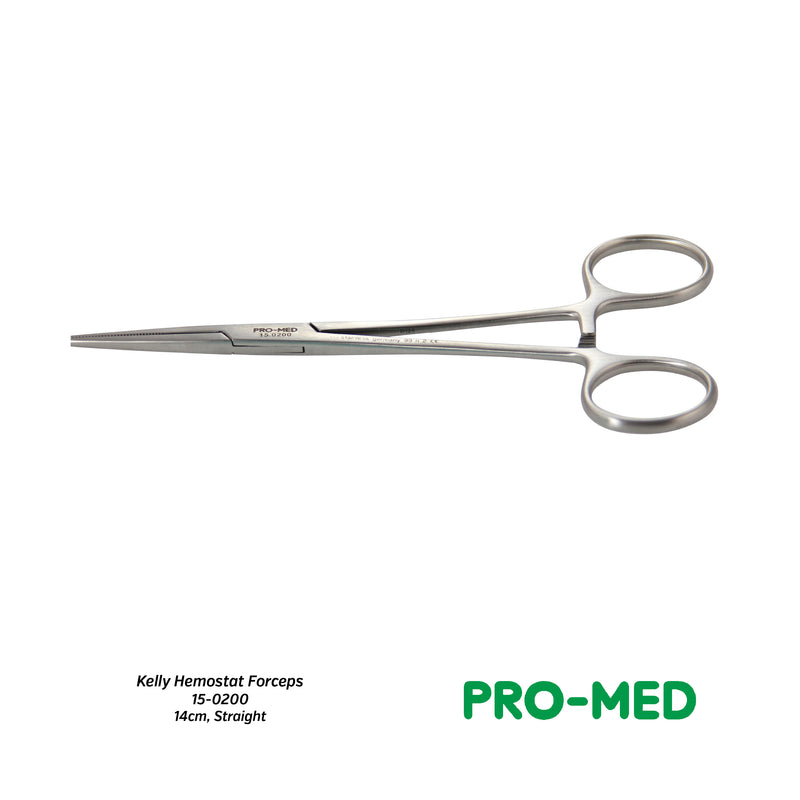 Pro-Med® Reusable Straight Kelly Hemostat Forceps