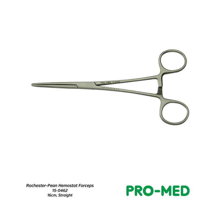 Pro-Med® Reusable Straight Rochester-Pean Hemostat Forceps