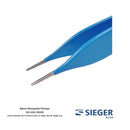 Sieger Blue® Adson Monopolar Forceps with Serrated Tip