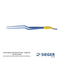Sieger Blue® Jansen Bayonet Monopolar Forceps with Serrated Angled Tip