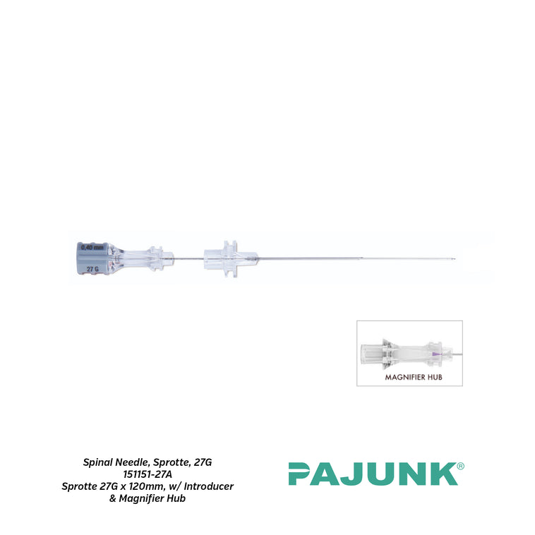 PAJUNK® Spinal Needle with Sprotte® Tip for Spinal Anaesthesia