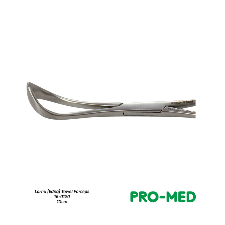 Pro-Med® Reusable Lorna (Edna) Towel Forceps