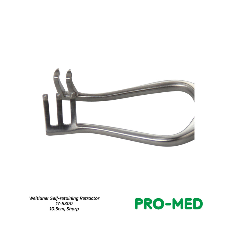 Pro-Med® Reusable Sharp Weitlaner Self-retaining Retractor