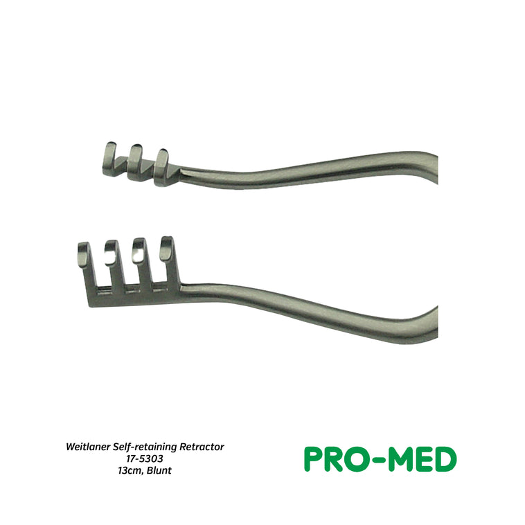 Pro-Med® Reusable Blunt Weitlaner Self-retaining Retractor