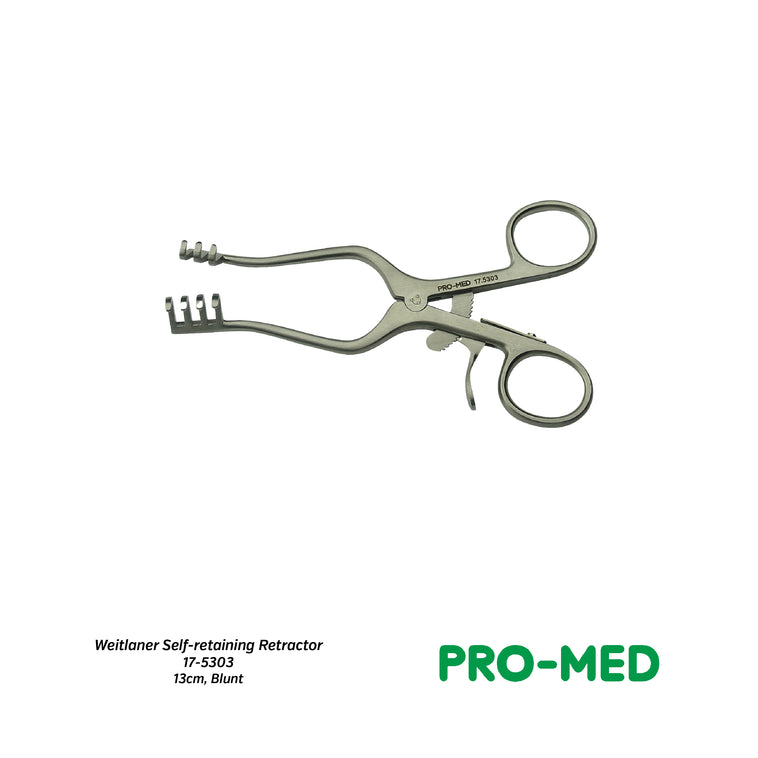 Pro-Med® Reusable Blunt Weitlaner Self-retaining Retractor