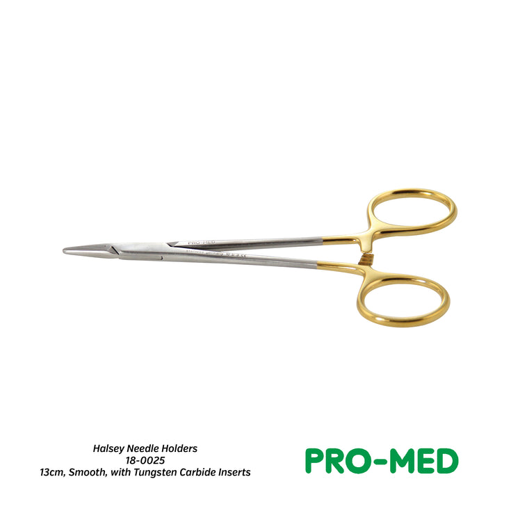 Pro-Med® Reusable Halsey Needle Holders with Tungsten Carbide Inserts
