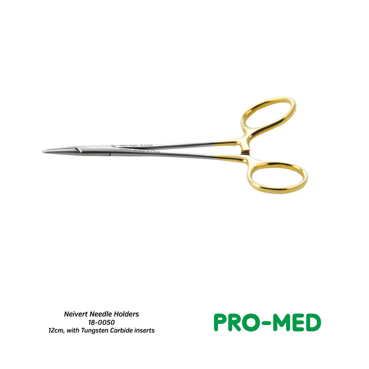 Pro-Med® Reusable Neivert Needle Holders with Tungsten Carbide Inserts