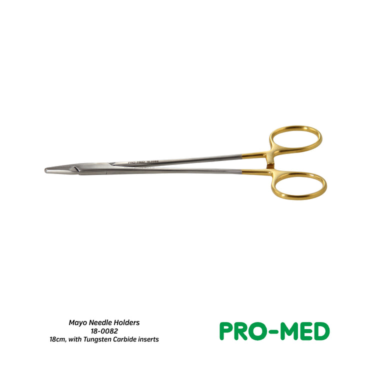 Pro-Med® Reusable Mayo Needle Holders with Tungsten Carbide Inserts